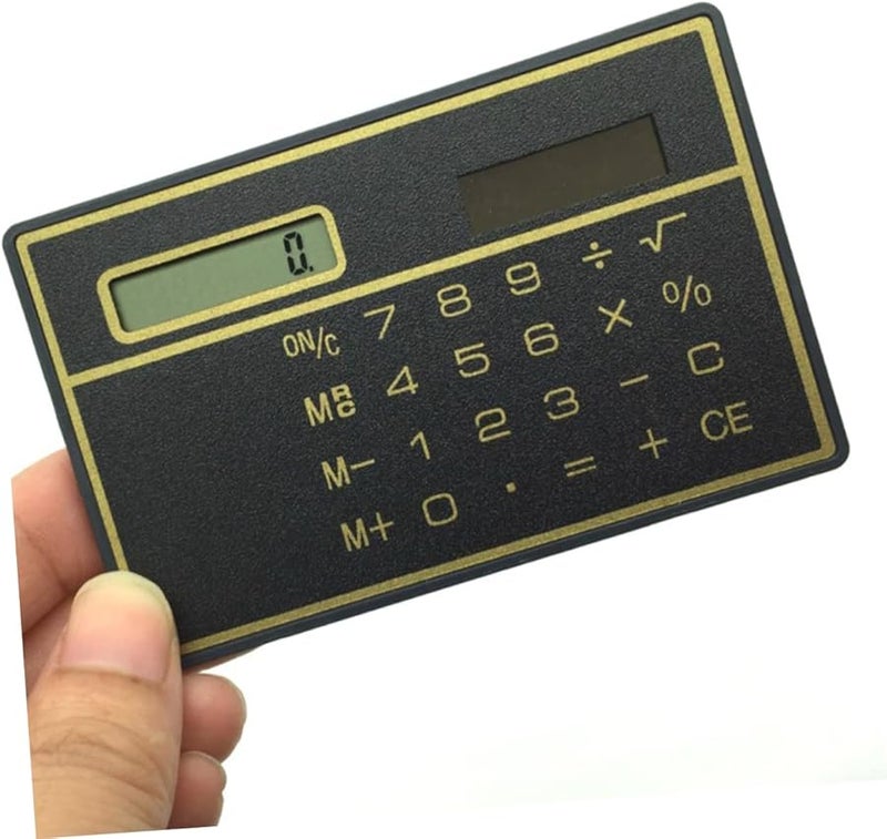 آلة حاسبة شمسية صغيرة محمولة فائقة النحافة للطلاب والمدرسة والمكتب - Image 2